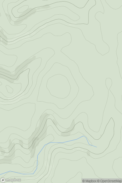 Thumbnail image for Spring Hill [South Central England] showing contour plot for surrounding peak